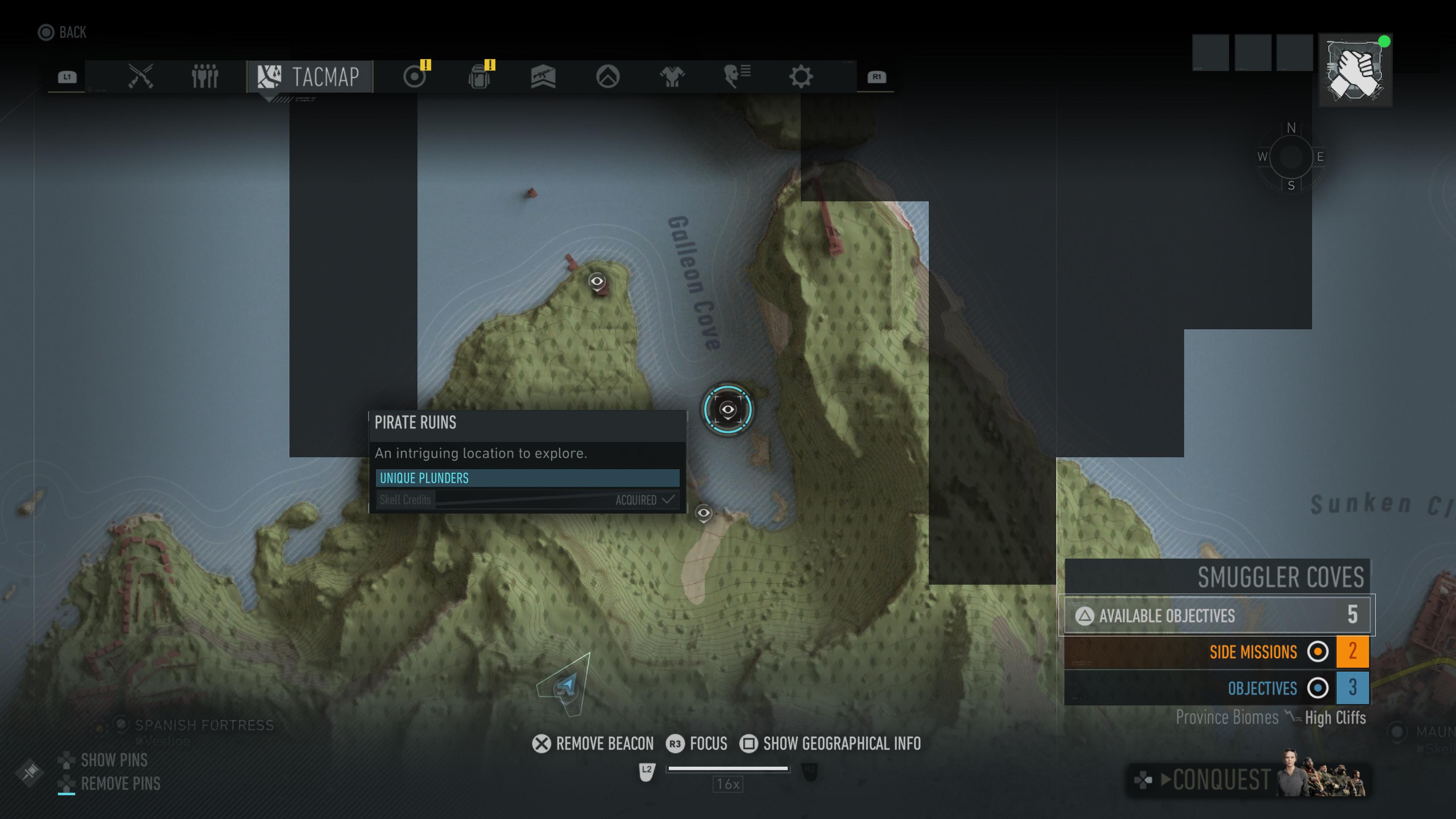 Map location for Assassin's Creed Black Flag Easter egg