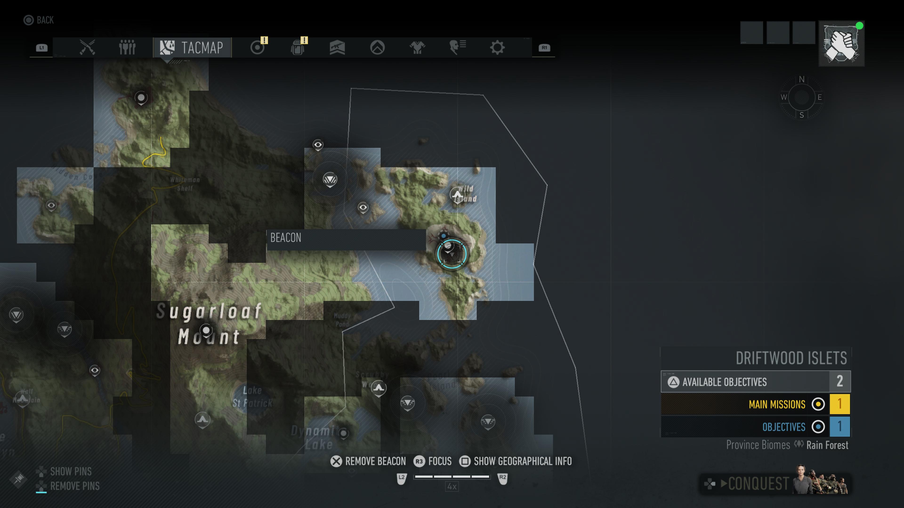 Map location for Godzilla Easter egg