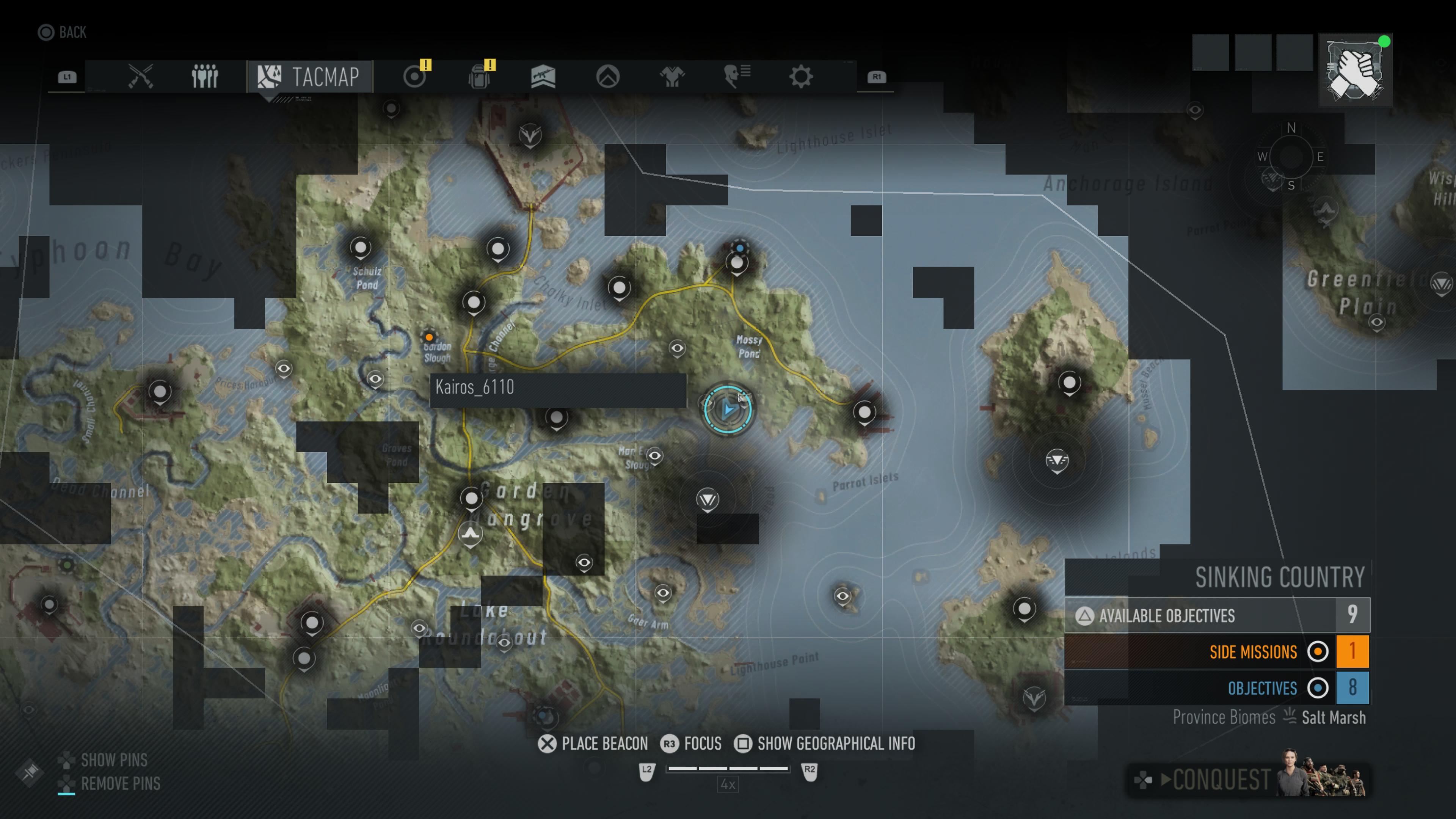 Map location for Maniac Shack