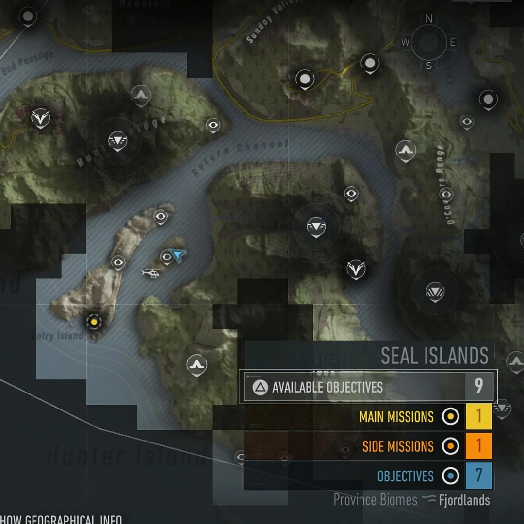 Map location for Growling Bunker