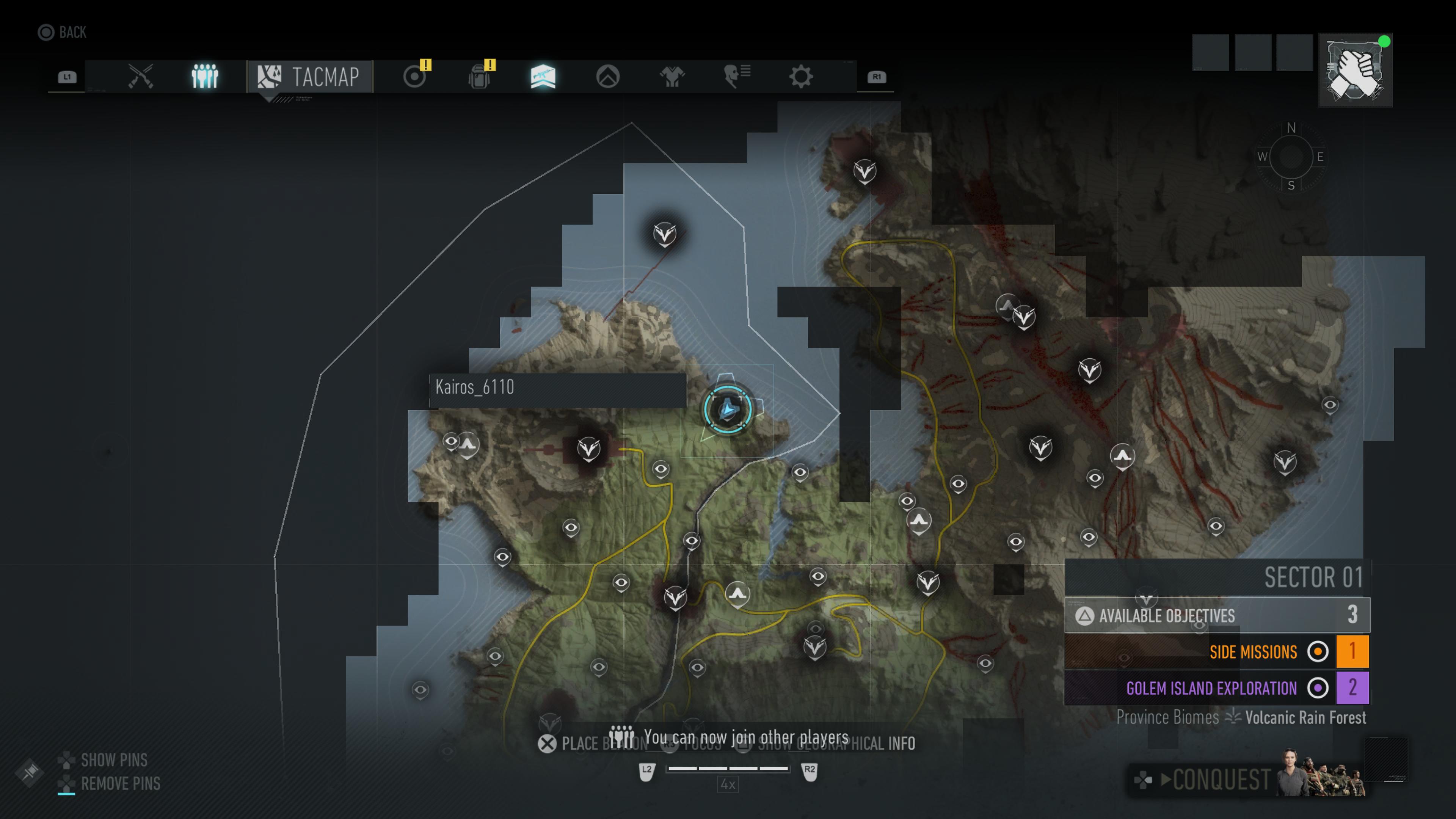 Map location for Hang Man